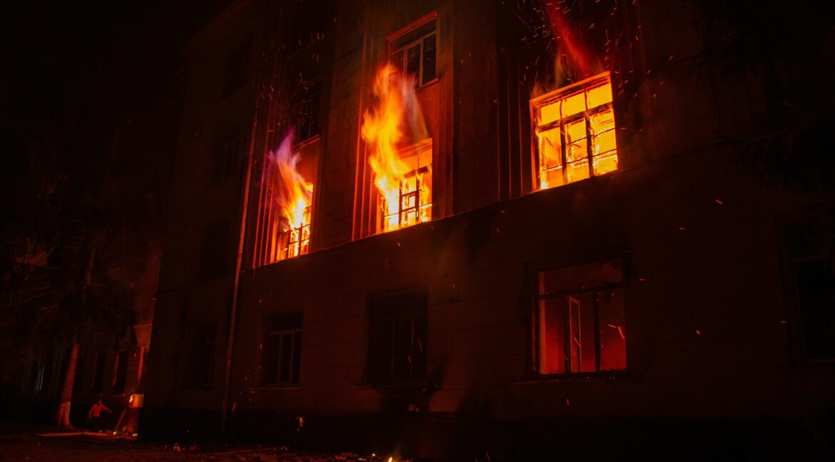 incendio appartamento in affitto
