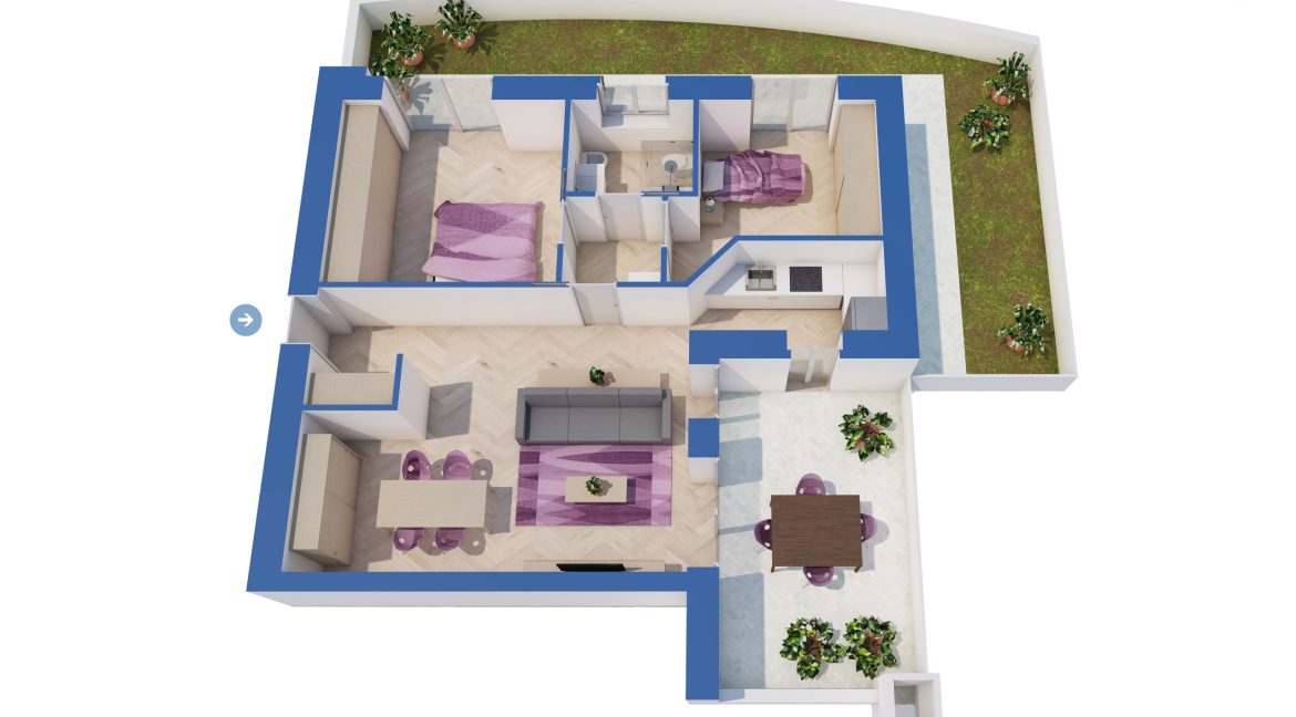 3D Nuovo appartamento Cernobbio 4_3D