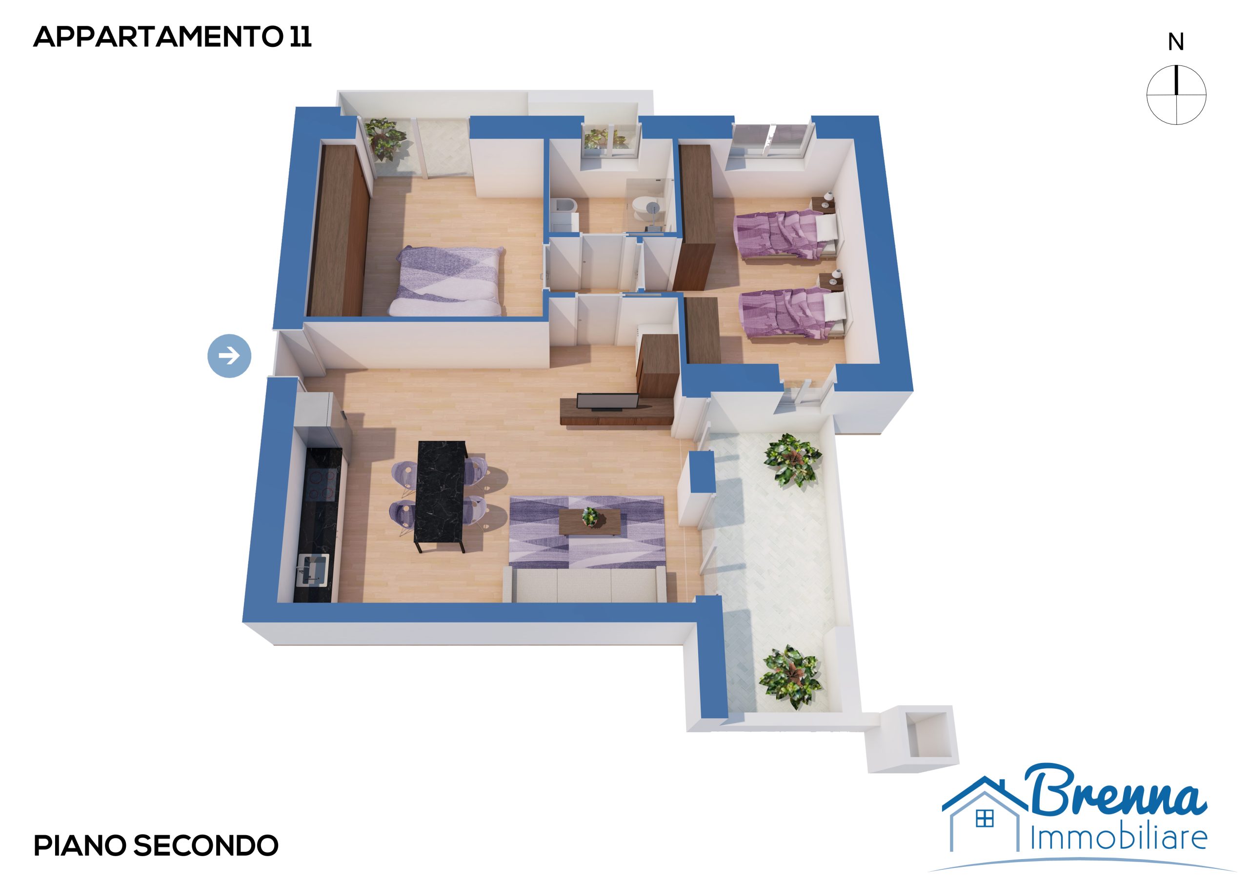 Nuovo Trilocale a Cernobbio