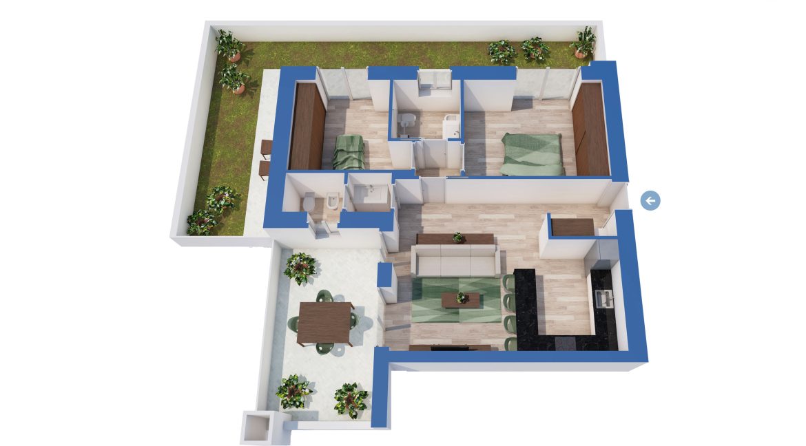 3D Nuovo appartamento Cernobbio 1_3D