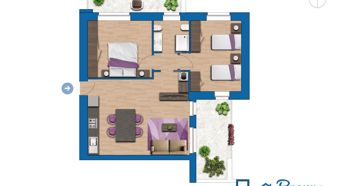 Nuovo appartamento Cernobbio 11_2D