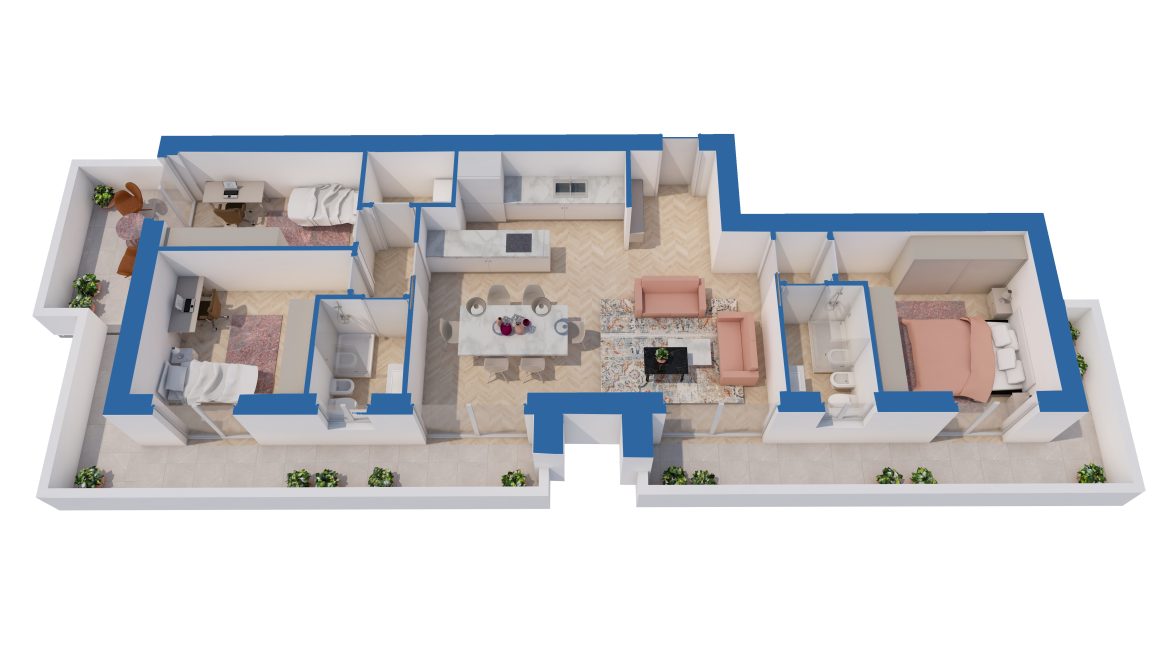 Nuovo quadrilocale a Cernobbio